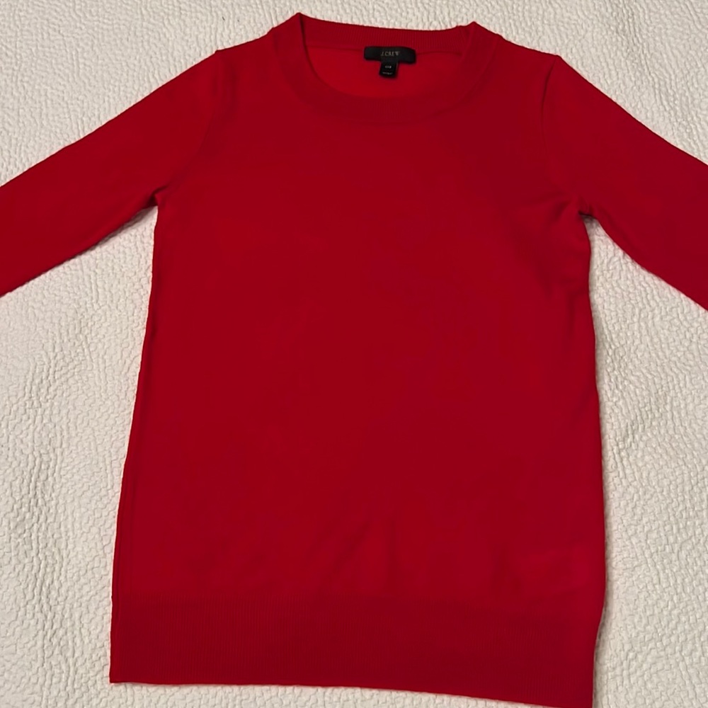 J. Crew yuppie sweater red size xxs